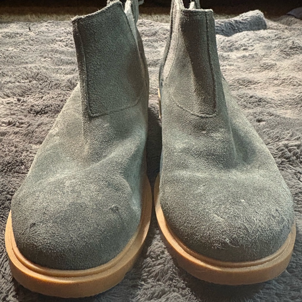 Sorel Gray Suede Ankle Boots